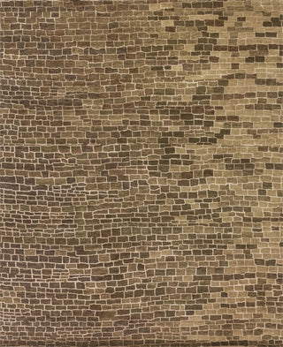 Hand Knotted Hermitage HE-16 Latte Rug, 10'x13'6"