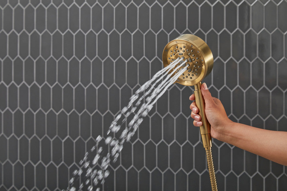 Parma 5 Function Handshower 1.75gpm Chrome, Brushed Bronze