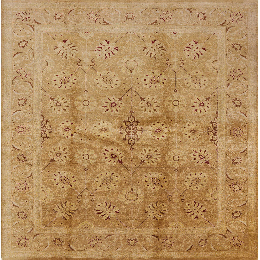 Ahgly Company Indoor Square Mid-Century Modern Area Rugs, 5' Square