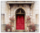 Red Door Tuscan Scene 1 16"x20" Canvas Wall Art