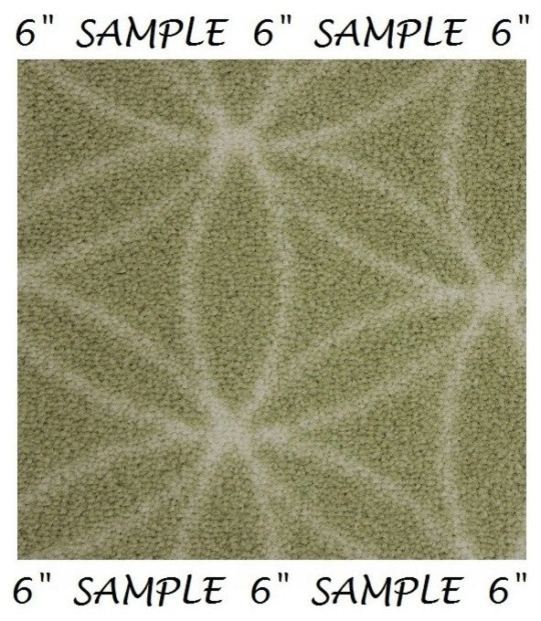 EYELET Soft Tactesse Nylon Area Rug with Anti-Stain Protection, Pistachio, 1 Sample 6"x6"