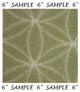 EYELET Soft Tactesse Nylon Area Rug with Anti-Stain Protection, Pistachio, 1 Sample 6"x6"