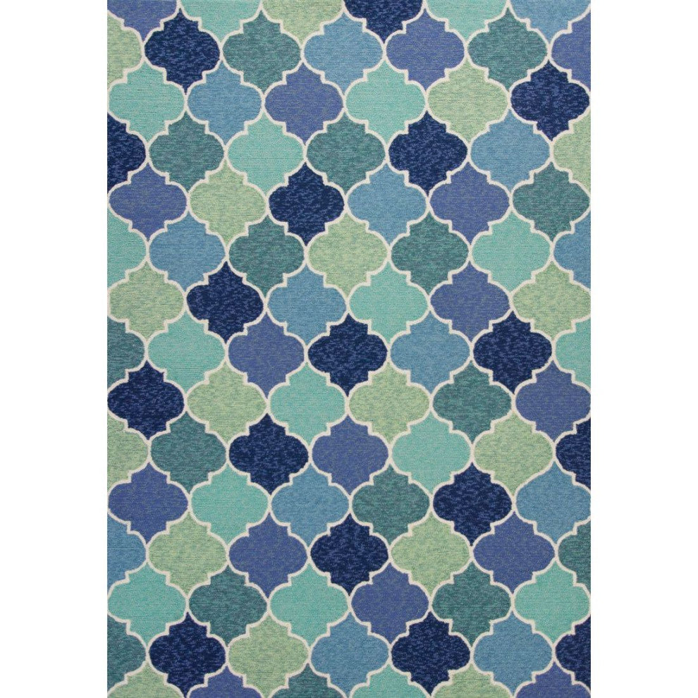 KAS Harbor 4231 Blue Stella Area Rug, 7'6"x9'6"