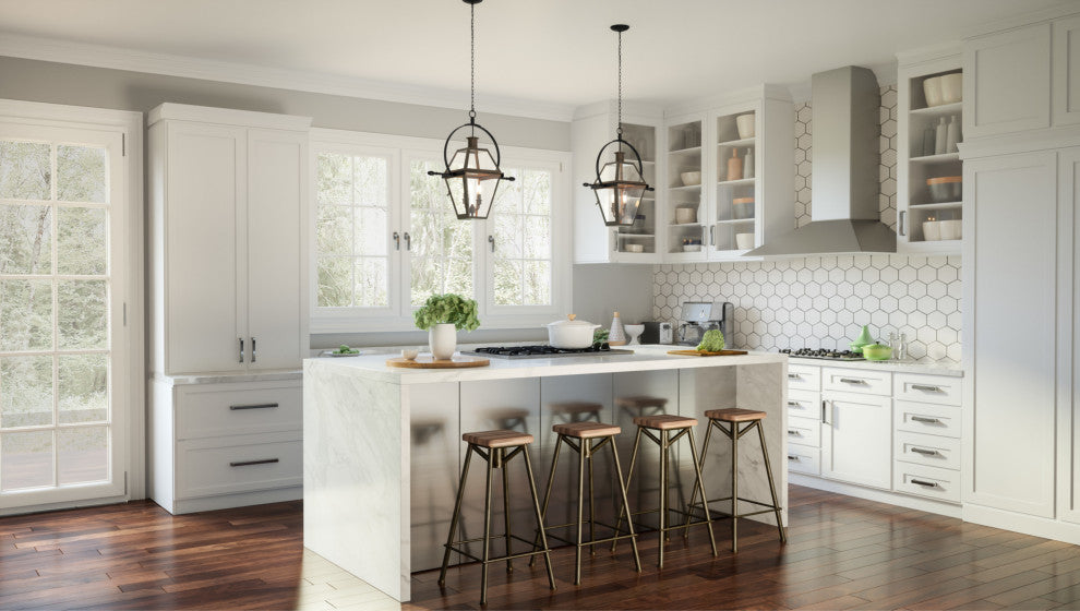 Quoizel RO2811 Rue De Royal 2 Light 11"W Pendant - Aged Copper