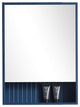 Venezian 18" Medicine Cabinet, Navy Blue, 22"