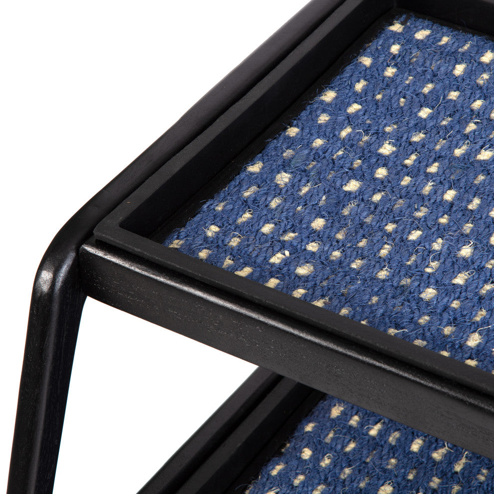 Double-Tier Black Stand With 3-Pair Rubber Boot Trays K.C. Whistle