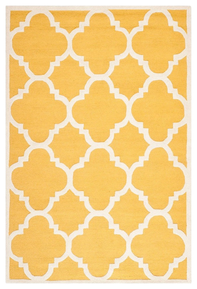 Safavieh Cambridge CAM140Q 8'' Round Gold Rug