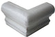 5 pcs Pure White Chair Rail Corner Molding