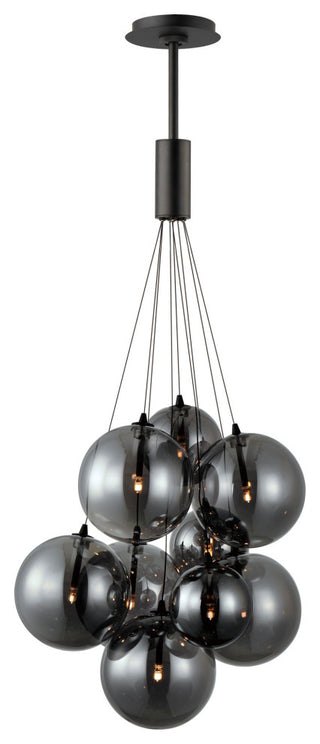 ET2 E25087-142 Burst 9 Light 20"W LED Pendant - Black