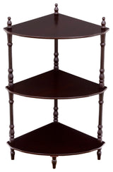 3-Tier Corner Stand, Espresso