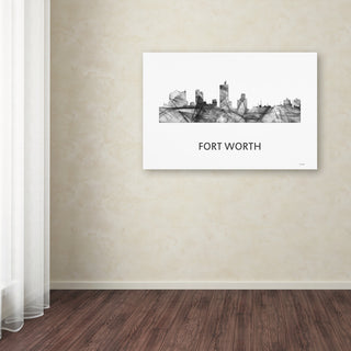 'Fort Worth Texas Skyline' Canvas Art, 47x30