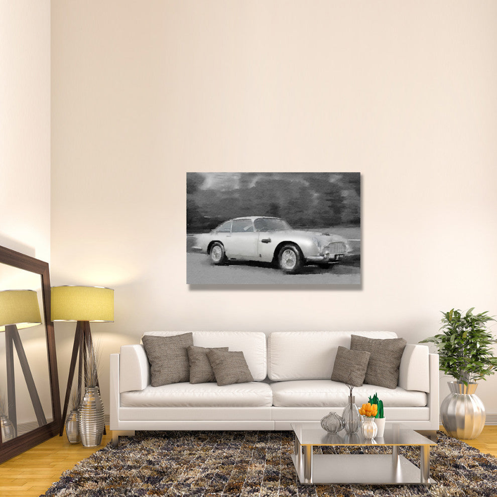 "Aston Martin DB5 Watercolor" Fine Art Print