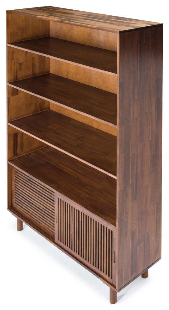 Mosaic Bookcase with Cabinet