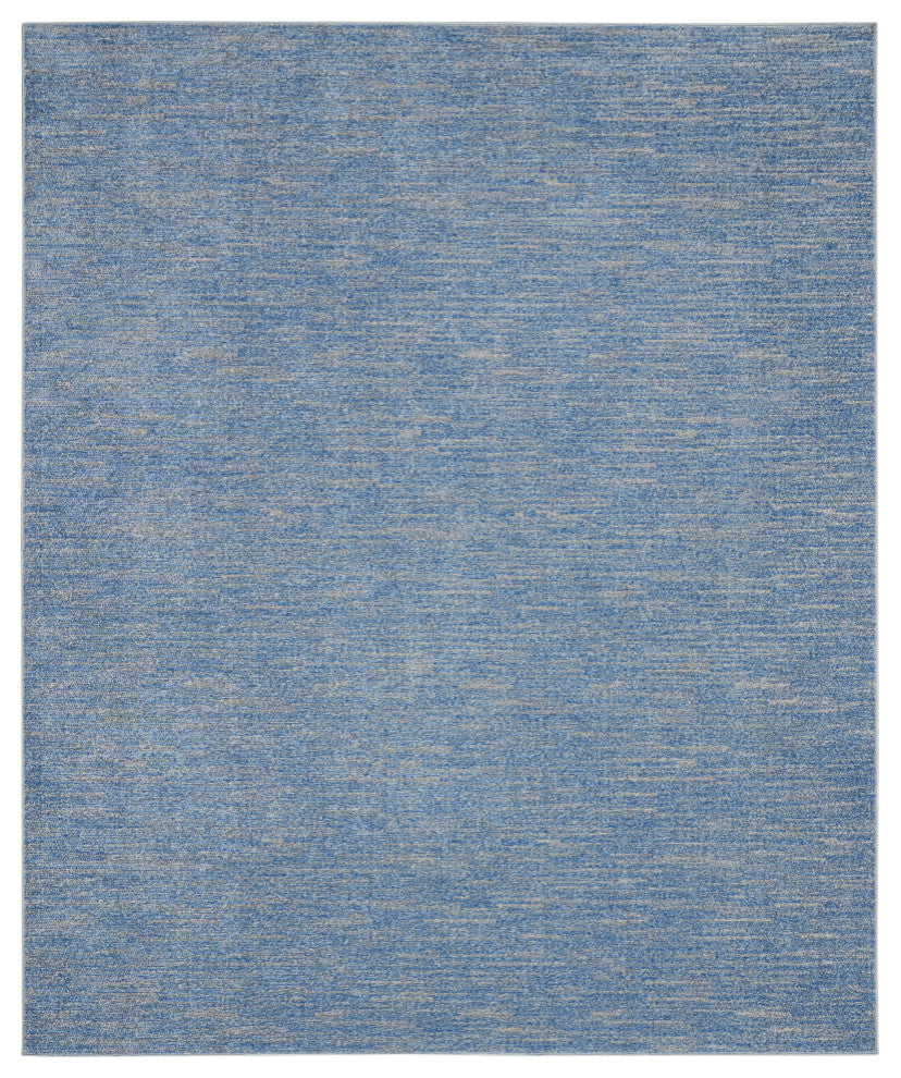 Nourison Essentials 7' x 10' Blue/Grey Outdoor Area Rug