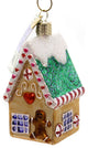 Old World Christmas Cookie Cottage Gingerbread Peppermint Ornament