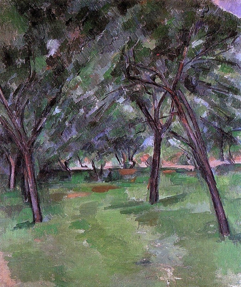Paul Cezanne Orchard Wall Decal