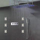 Reno 40"x20" Luxury Bath Shower Set Stainless Steel Rain Shower Head