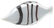 Murano Glass Tropical Fish, Red, Black