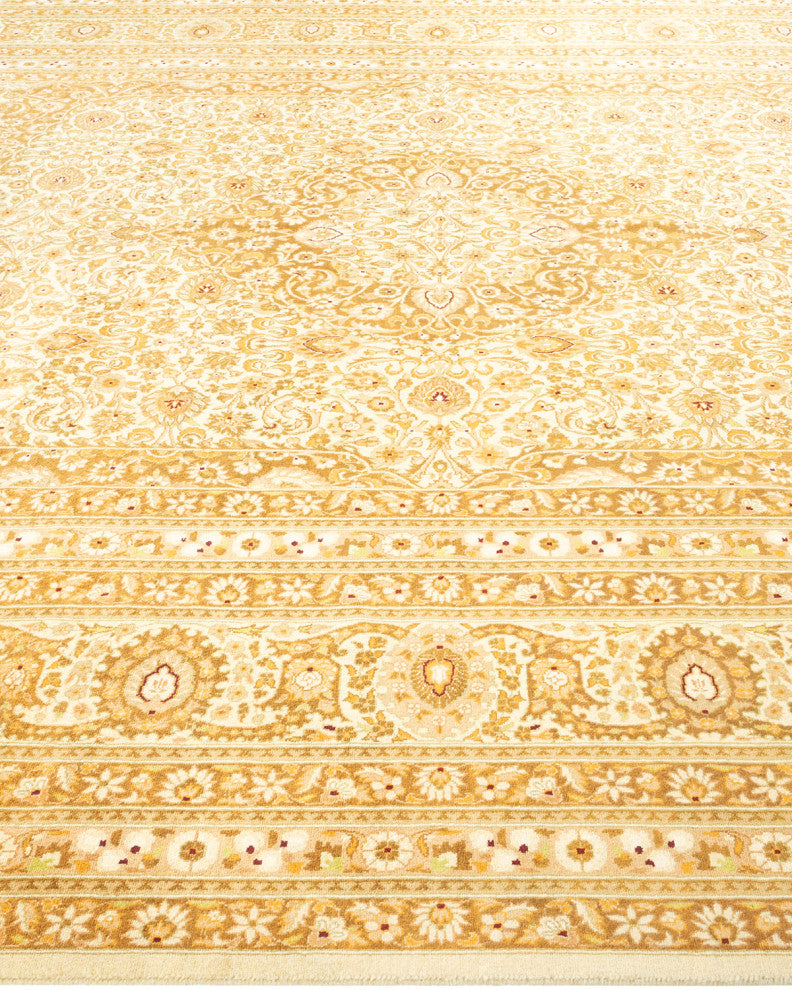 Mogul, One-of-a-Kind Hand-Knotted Area Rug  - Ivory, 8' 1" x 10' 5"