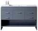 Gloria 48" Single Bathroom Vanity Set, Gray