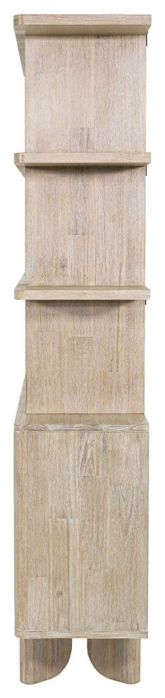 Haru Acacia Bookcase, Beige
