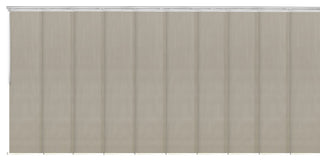 Estelle 10-Panel Track Extendable Vertical Blinds 120-218"W