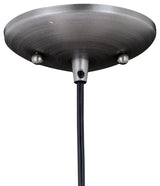 Outland 10" Outdoor Pendant Light Brushed Pewter