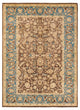 Eclectic, One-of-a-Kind Hand-Knotted Area Rug Yellow, 6' 1 x 8' 7