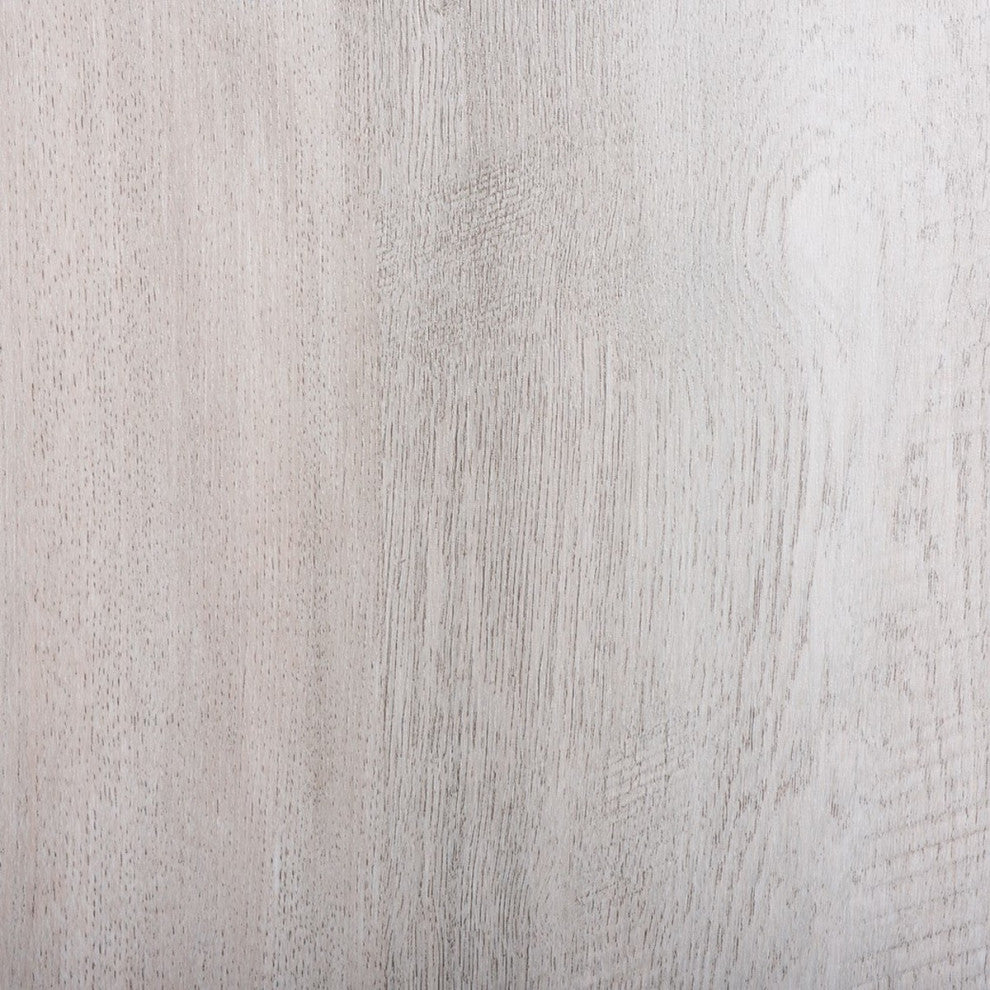 Safavieh Berlin Tripod Side Table, Light Grey Oak/Black