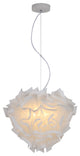 Bethel International DLS100C16W 1 Light Chandelier, White