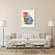 "Georgia Watercolor Word Cloud" Fine Art Print