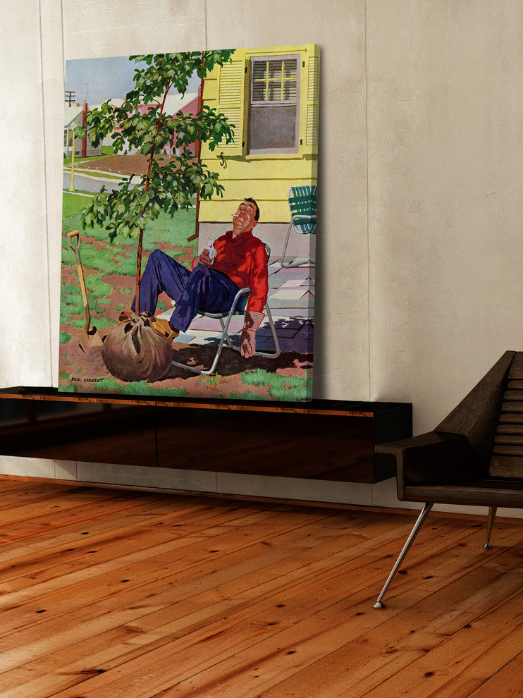 "Shade Tree" Painting Print on Canvas by Richard Sargent