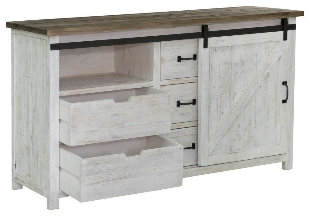 Provence 3 Drawer Dresser With 1 Door