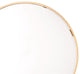 Frame Wall Mirror, Oval, Glass, Steel Metal, Gold, Bedroom Living
