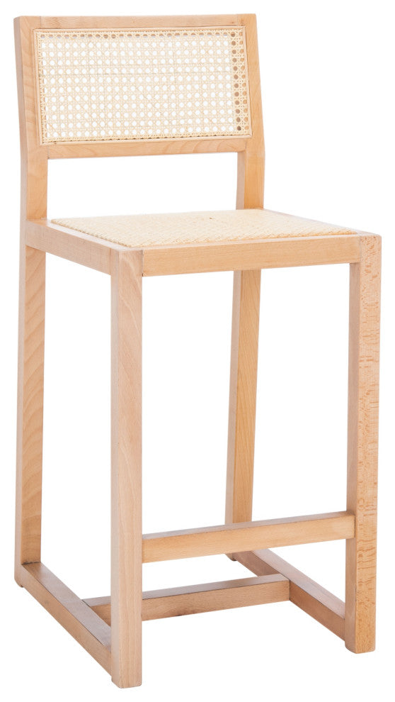 Safavieh Seika Rattan Counter Stool, Natural