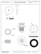 Tip Toe Universal Tub Trim With One-Hole Faceplate In Polished Chrome, Polished Nickel
