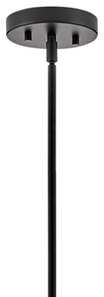 Hinkley Eloise 31.25" Large Pendant Light, Black + Clear Glass