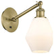 Innovations 317-1W-AB-G651-6-LED 1-Light Sconce, Antique Brass