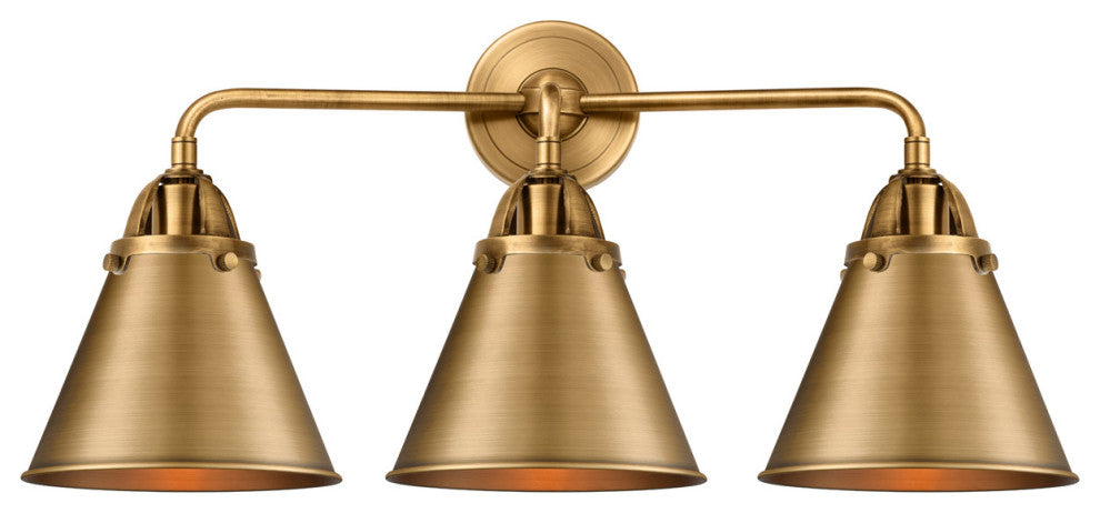 Innovations 288-3W-BB-M13-BB 3 Light Vanity Light, Brushed Brass