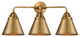 Innovations 288-3W-BB-M13-BB 3 Light Vanity Light, Brushed Brass