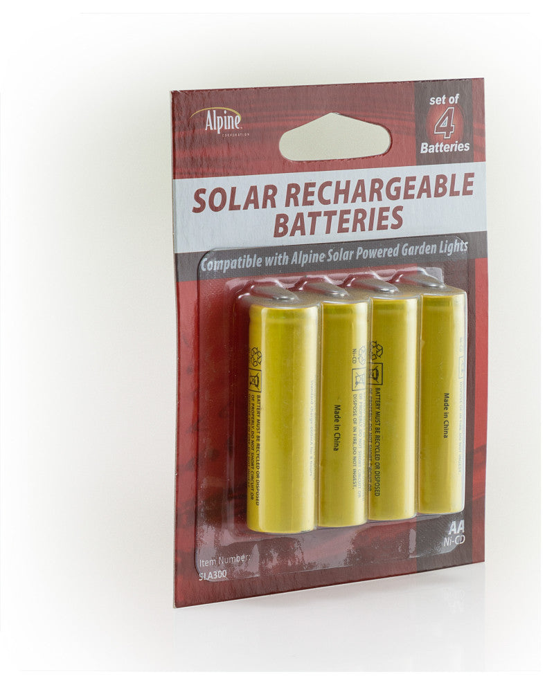 Solar Light Battery 4-Pack, AA