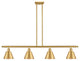 INNOVATIONS LIGHTING 516-4I-SG-M8 Smithfield 3 Light Island Light