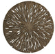 1" x 28" x 28" Brown Round Rotten Wood  Wall Decor
