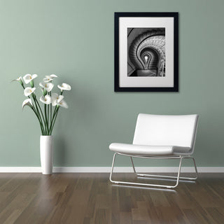 "I Have An Idea" Matted Framed Canvas Art by Moises Levy