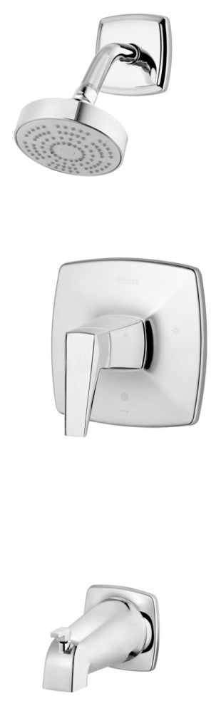 Arkitek 1-Handle Tub and Shower Trim, Polished Chrome
