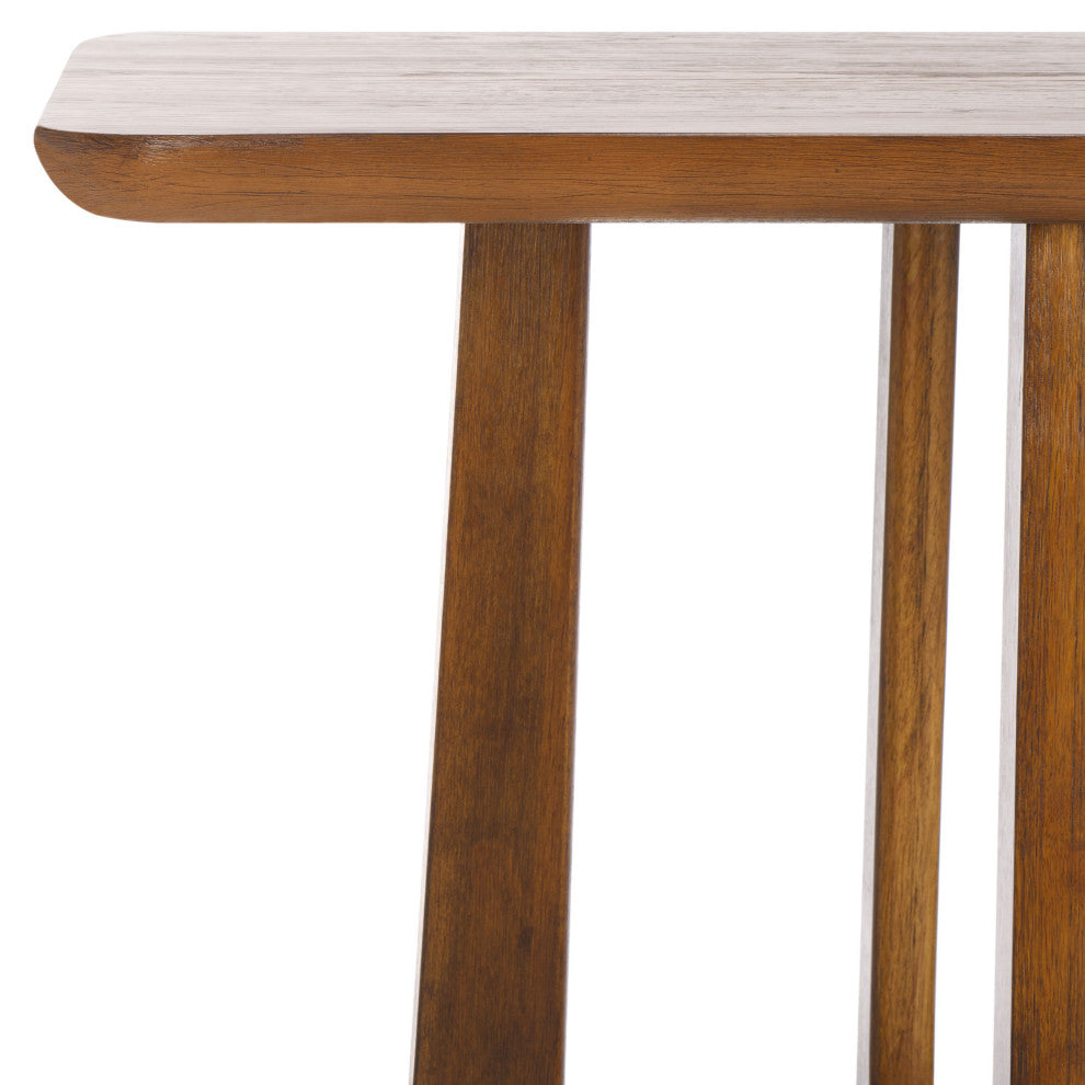 Safavieh Couture Sasha Wood Console Table, Medium Oak