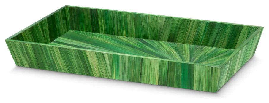 Green Marquetry Desk Tray, Eichholtz Harvard, Small