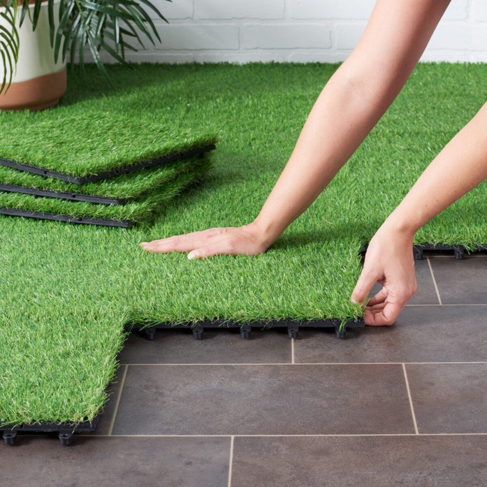Safavieh Paju Grass Floor Tile, Green