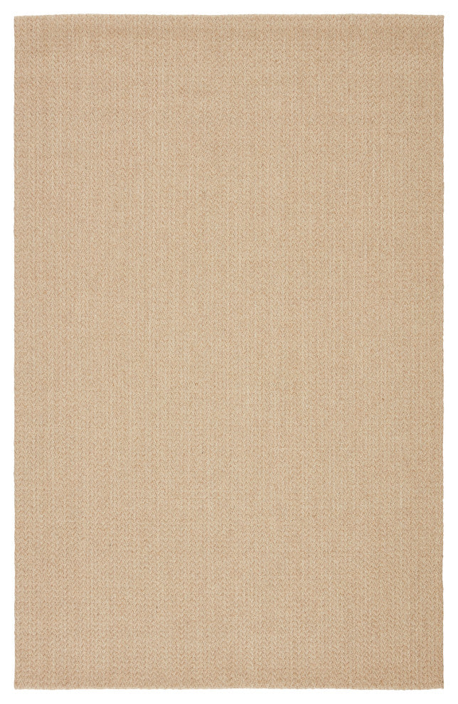 Jaipur Living Emere Natural Solid Beige Rug, 9'x12'