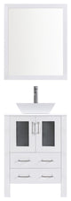 Modern Vanity Cabinet Sets Style 2 by LessCare, White, 30"
